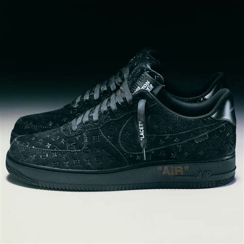 black lv air forces|louis vuitton force.